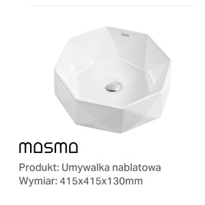 Umywalka nablatowa ODA VNH...