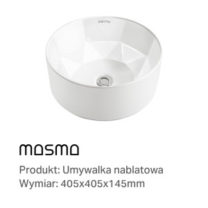 Umywalka nablatowa DAGNA...