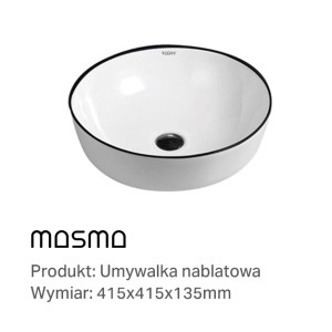Umywalka nablatowa LORYSA...