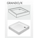 Brodzik kwadratowy GRANDO PLUS/K (80x80x17cm)