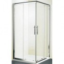 Kabina prysznicowa KRETA kwadratowa 80 x 80 x 185 cm, szkło MROŻONE
